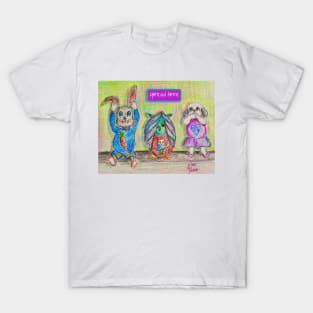 Hear no evil. See no evil. Speak no evil. T-Shirt